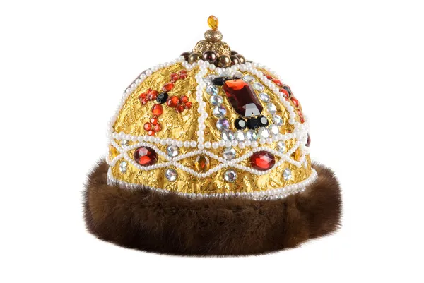 Reyes reales corona de piel —  Fotos de Stock