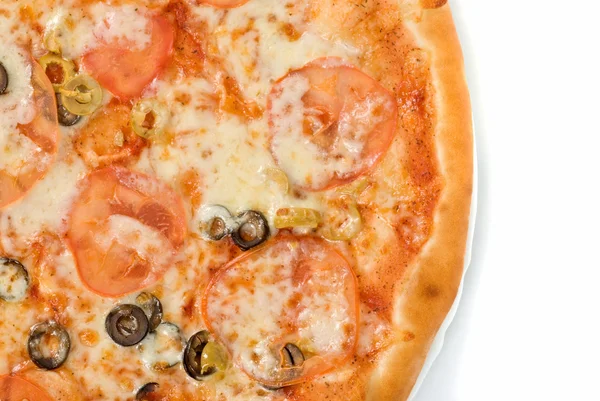 Margarites pizza — Stockfoto