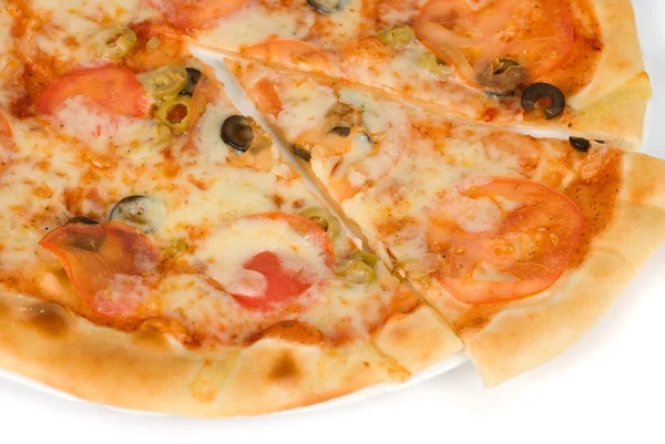 Маргаритская пицца — стоковое фото