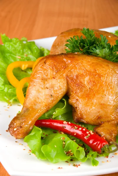 Rostad kyckling skinka — Stockfoto