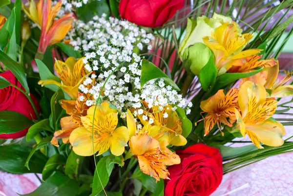 Bouquet Mariage Gros Plan — Photo