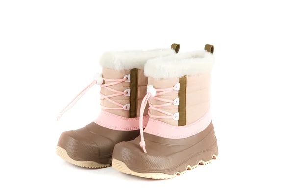 Criança botas de inverno — Fotografia de Stock
