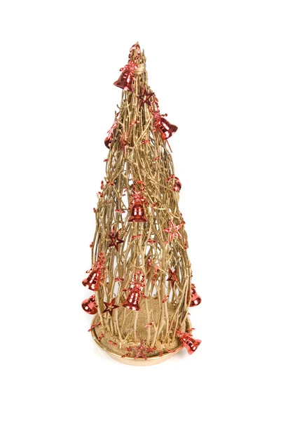 Vánoční strom jedle dekorace — Stock fotografie