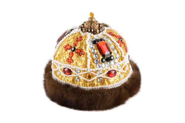 stock image Regal kings fur crown