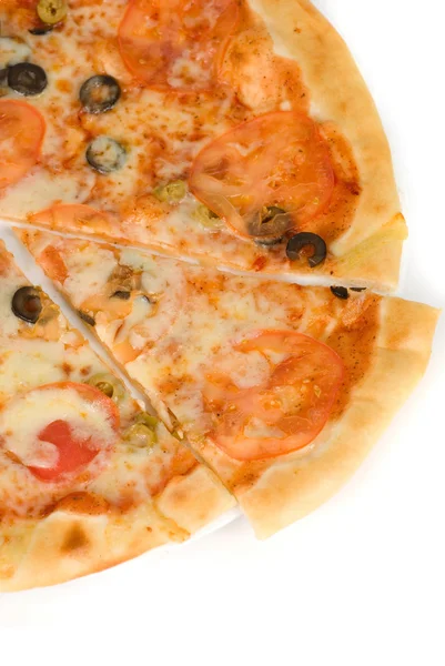 Margarites pizza — Stok fotoğraf
