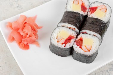 Sushi rolls clipart