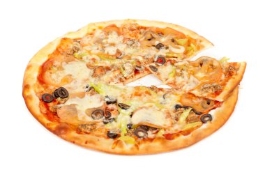 Deniz ürünleri pizza