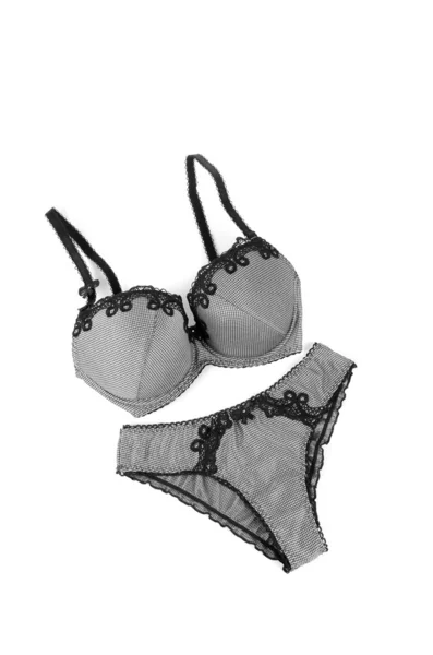 Black and white lingerie — Stock Photo, Image