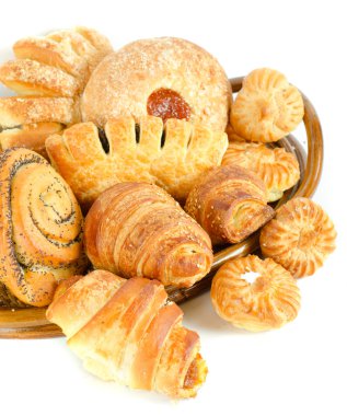 Bakery foodstuffs set clipart