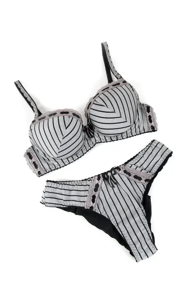Black and white lingerie — Stockfoto
