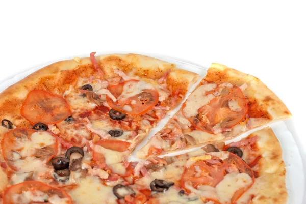 Hús pizza — Stock Fotó