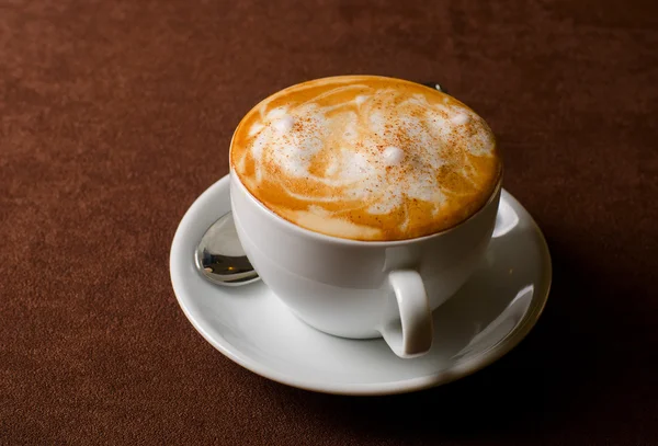 Hora do cappuccino — Fotografia de Stock