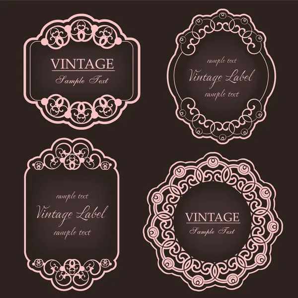 Etiquetas vintage — Vector de stock