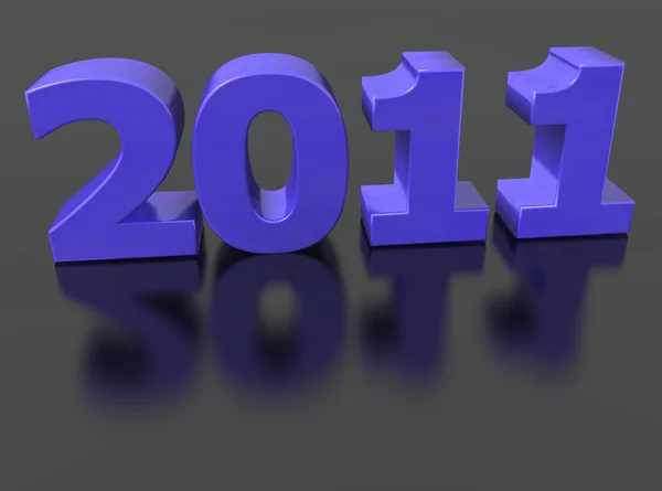 2011 год на новый год — стоковое фото