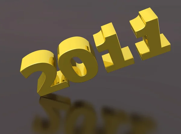 2011 für das neue Jahr — Stockfoto