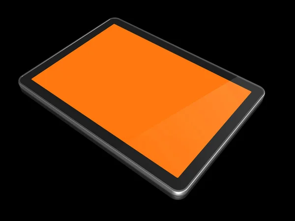 Computer 3D, pc digitale Tablet — Foto Stock