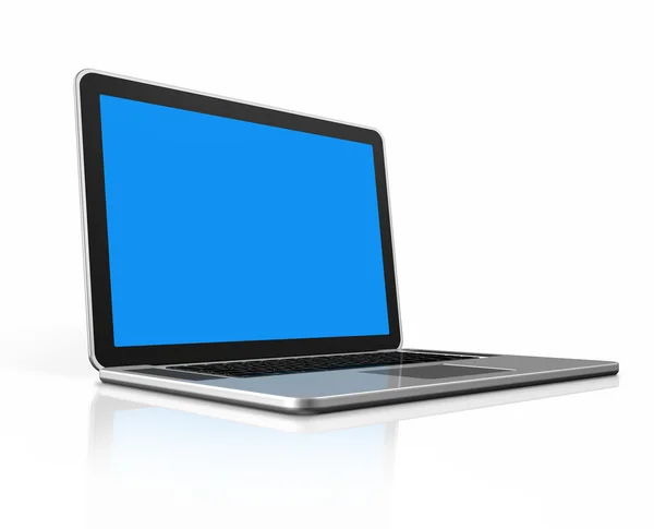 Laptop-Computer isoliert auf weiß — Stockfoto