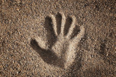 Sand Hand clipart