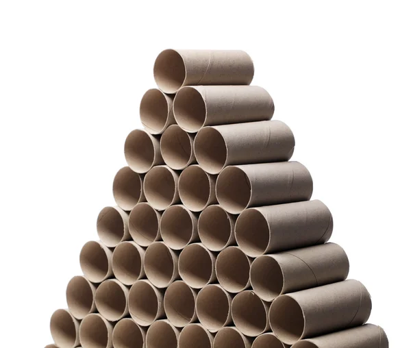 Rolos de papel higiénico vazios — Fotografia de Stock