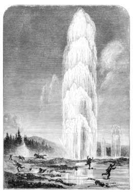 Geyser clipart