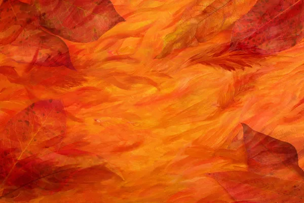Künstlerischen Herbst Blätter Hintergrund — Stockfoto