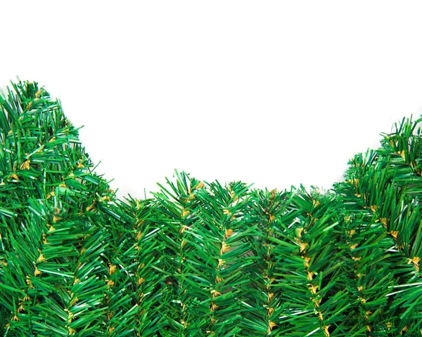 Branche de pin cadre de Noël avec espace de copie — Photo