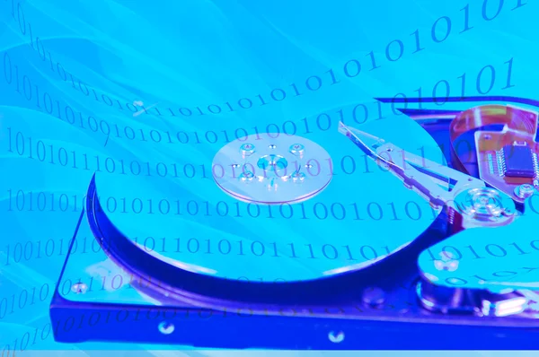 Computer hard drives background — Stock Photo, Image