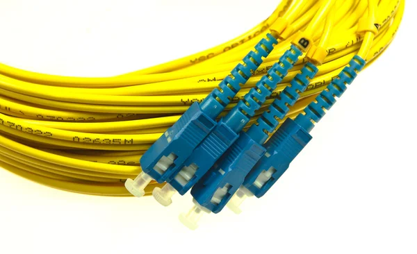 光纤电缆 — 图库照片