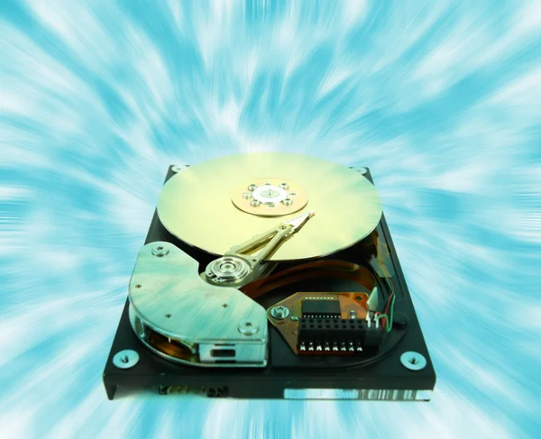 コンピューターのハード ドライブの背景 — ストック写真