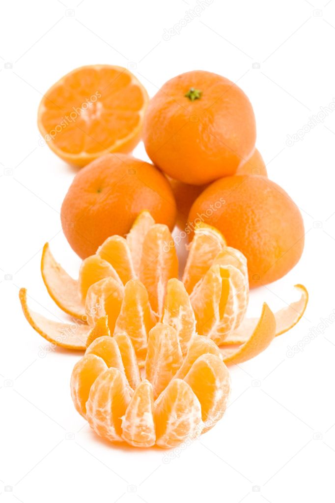 Tangerines fruits