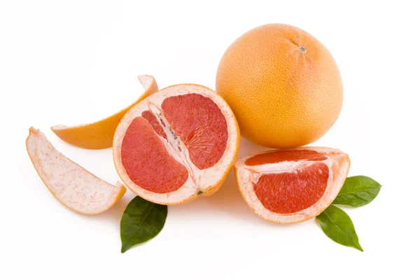 Rote geschälte Grapefruits — Stockfoto