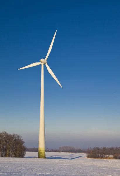 stock image Windmill in winter