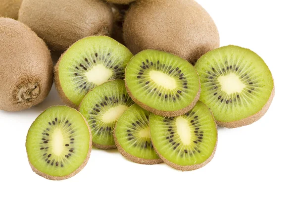 Green kiwi slices — Stock Photo, Image