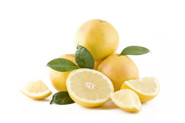 Sappige witte grapefruits — Stockfoto