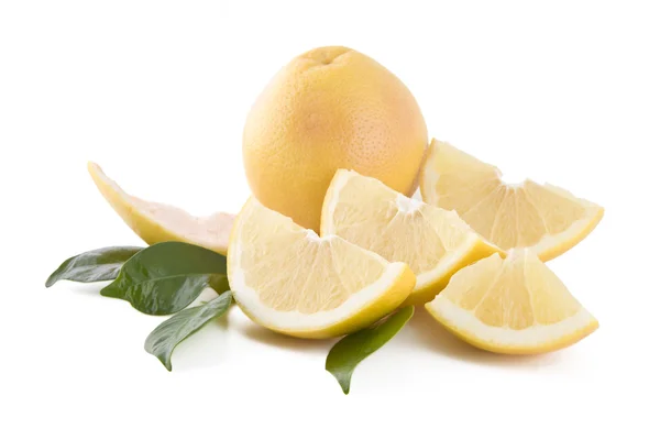 Witte grapefruits geïsoleerd — Stockfoto