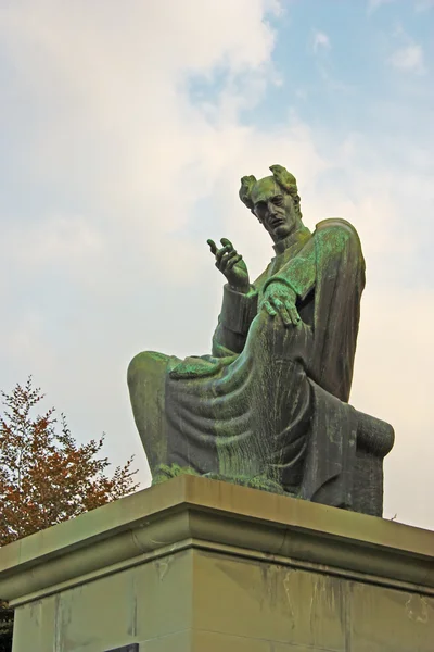 Статуя ю залишає в Загребі — стокове фото