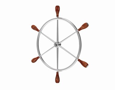 Ship steering wheel clipart