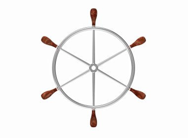 Ship steering wheel clipart