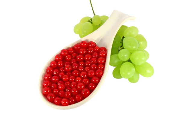 Druv- och röda vinbär — Stockfoto