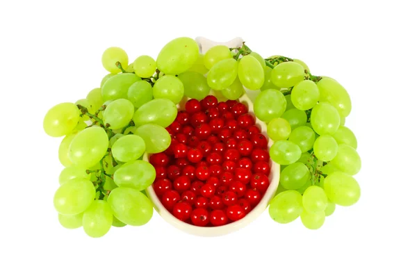 Druiven- en rode bes — Stockfoto