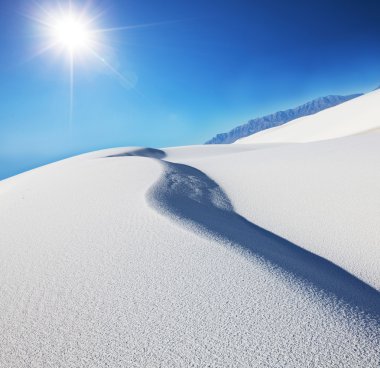 White desert clipart