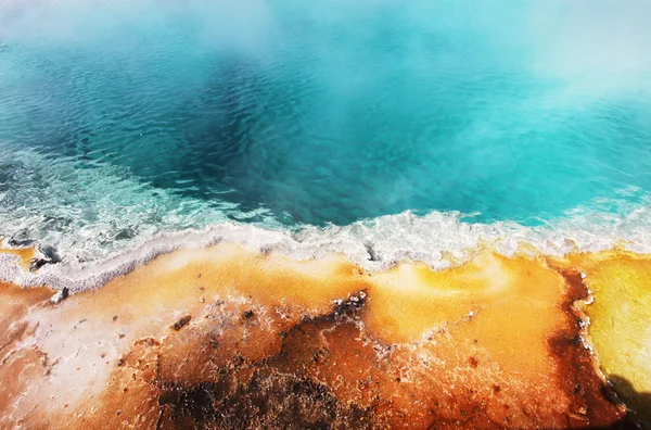 Warme zwembad textuur — Stockfoto