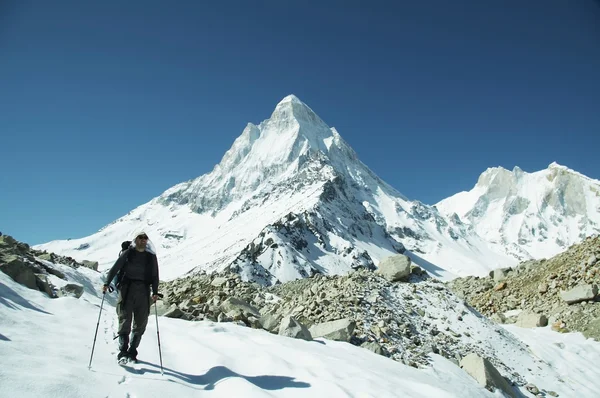 Wandern im Himalaya — Stockfoto