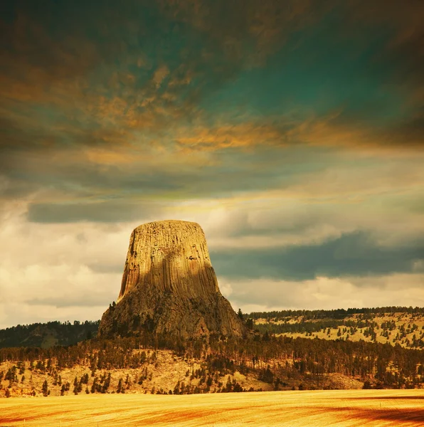 Devils tower — Stock Photo, Image