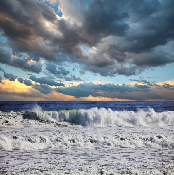 Sea in storm — Stock Photo, Image
