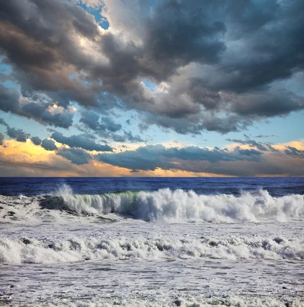 Meer im Sturm — Stockfoto