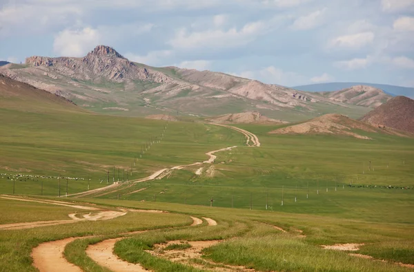 Prairie in Mongolia — Stock Photo, Image