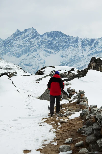 Wanderung im Himalaya — Stockfoto