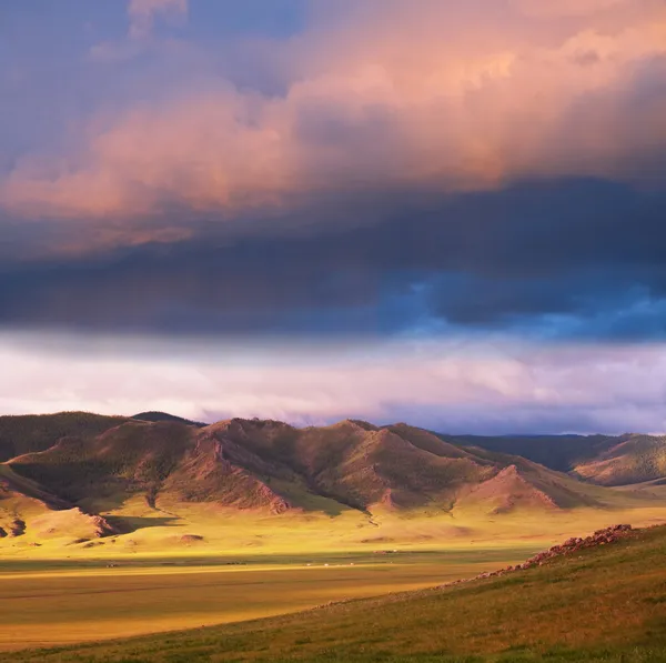 Pradera en Mongolia — Foto de Stock