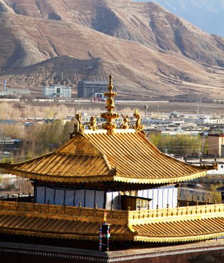Monastery in Tibet clipart